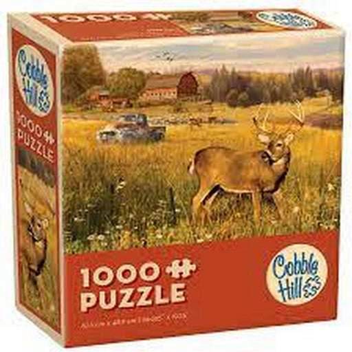 Cobble Hill - Deer Field (1000-Piece Puzzle) - Limolin 