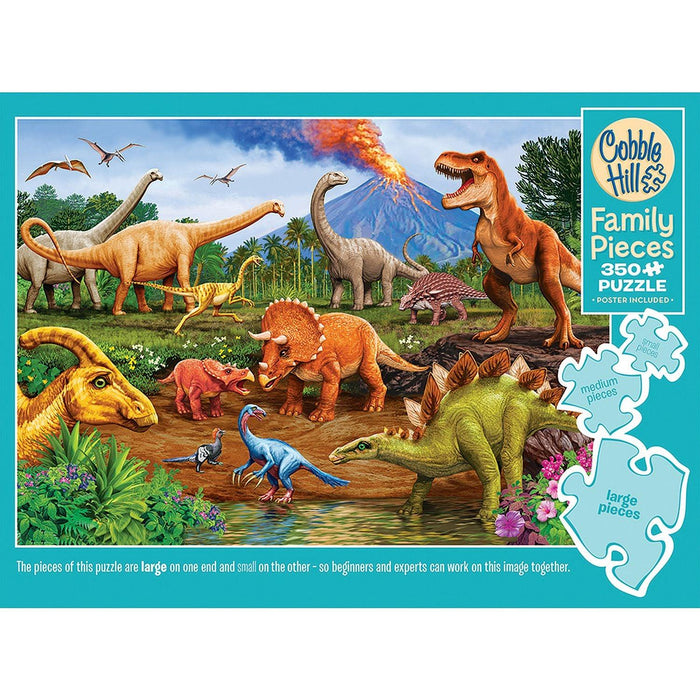 Cobble Hill - Dinos (350-Piece Puzzle) - Limolin 