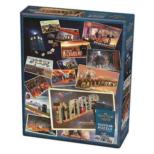 Cobble Hill - Doctor Who - Post Card From The Edge Of Space And Time (1000-Piece Puzzle) - Limolin 