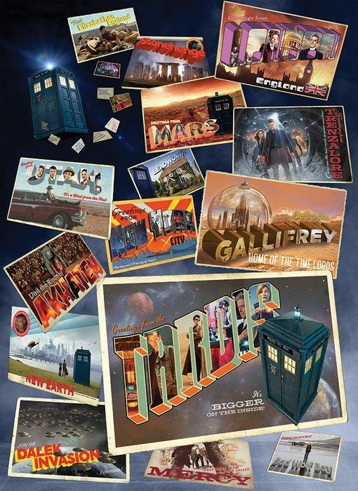 Cobble Hill - Doctor Who - Post Card From The Edge Of Space And Time (1000-Piece Puzzle) - Limolin 