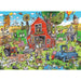 Cobble Hill - Doodletown - Farmyard Folly (1000-Piece Puzzle) - Limolin 