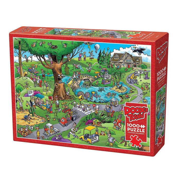 Cobble Hill - Doodletown - Par For The Course (1000-Piece Puzzle) - Limolin 