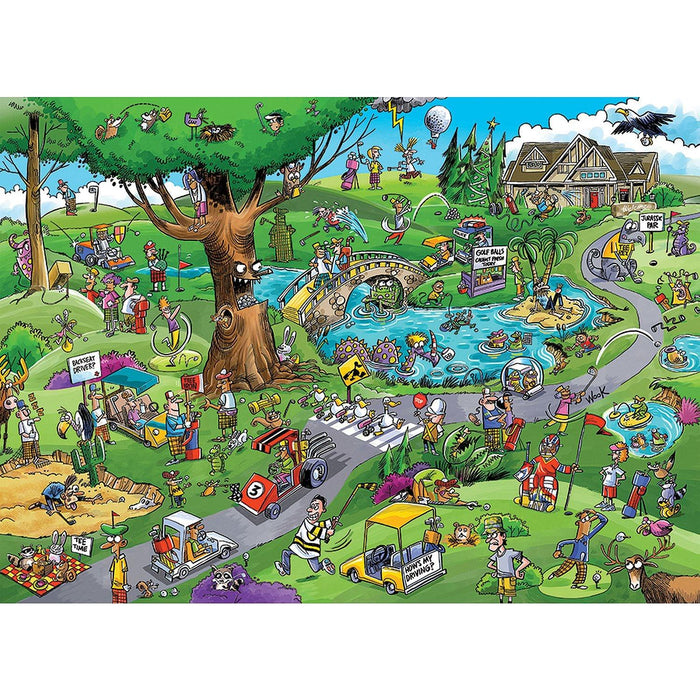 Cobble Hill - Doodletown - Par For The Course (1000-Piece Puzzle) - Limolin 