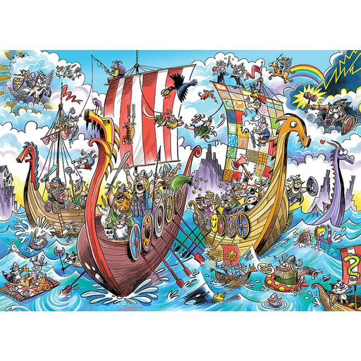 Cobble Hill - Doodletown - Viking Voyage (1000-Piece Puzzle) - Limolin 