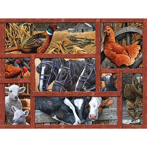 Cobble Hill - Farmyard Friends (1000-Piece Puzzle) - Limolin 