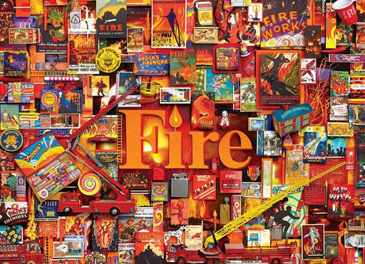 Cobble Hill - Fire (1000-Piece Puzzle) - Limolin 