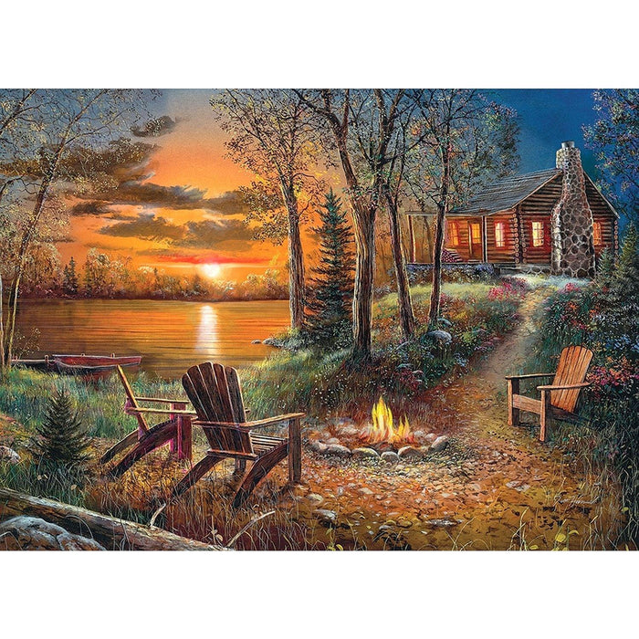 Cobble Hill - Fireside (1000-Piece Puzzle) - Limolin 