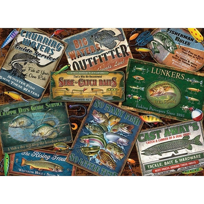 Cobble Hill - Fish Signs (1000-Piece Puzzle) - Limolin 