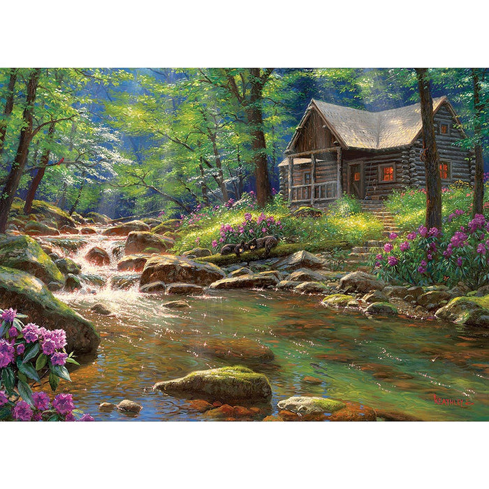 Cobble Hill - Fishing Cabin (1000-Piece Puzzle) - Limolin 