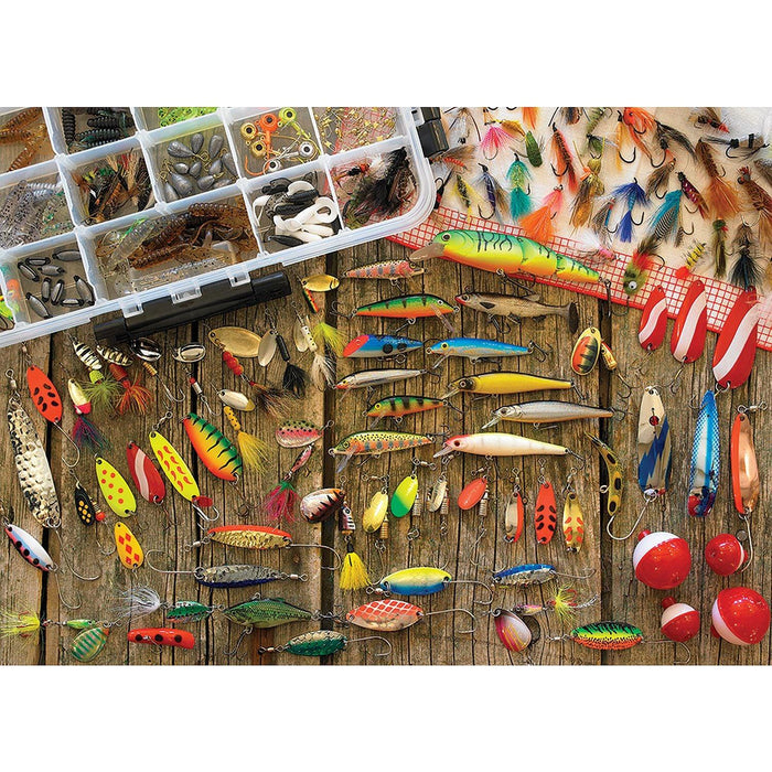 Cobble Hill - Fishing Lures (1000-Piece Puzzle) - Limolin 