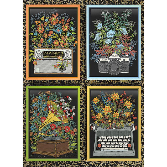 Cobble Hill - Floral Objects (1000-Piece Puzzle) - Limolin 