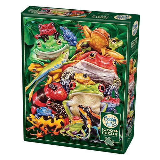 Cobble Hill - Frog Business (1000-Piece Puzzle) - Limolin 