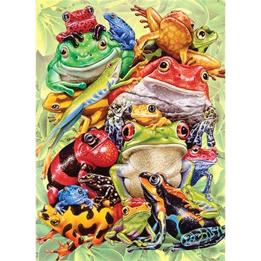 Cobble Hill - Frog Pile (500-Piece Puzzle) - Limolin 