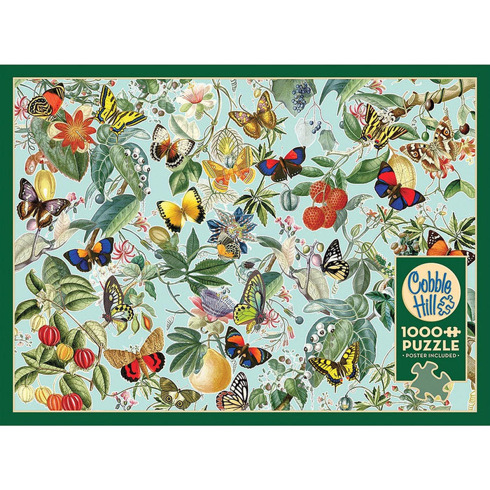 Cobble Hill - Fruit And Flutterbies (1000-Piece Puzzle) - Limolin 