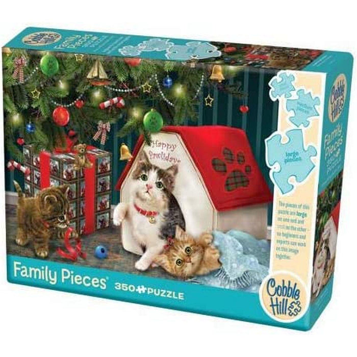 Cobble Hill - Happy Pawlidays (350-Piece Puzzle) - Limolin 