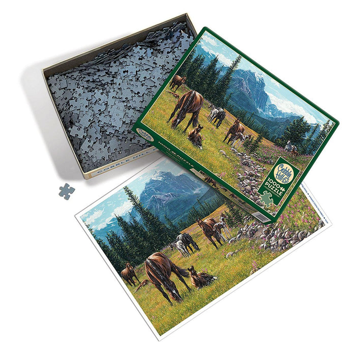 Cobble Hill - Horse Meadow (1000-Piece Puzzle) - Limolin 