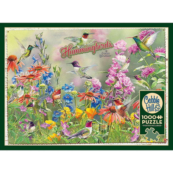 Cobble Hill - Hummingbirds (1000-Piece Puzzle) - Limolin 