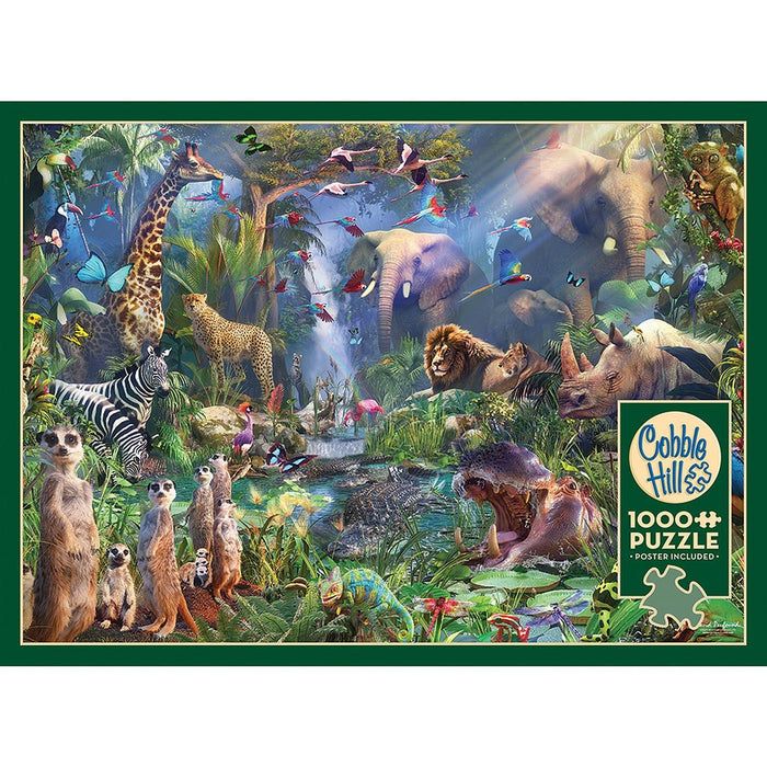 Cobble Hill - into The Jungle (1000-Piece Puzzle) - Limolin 