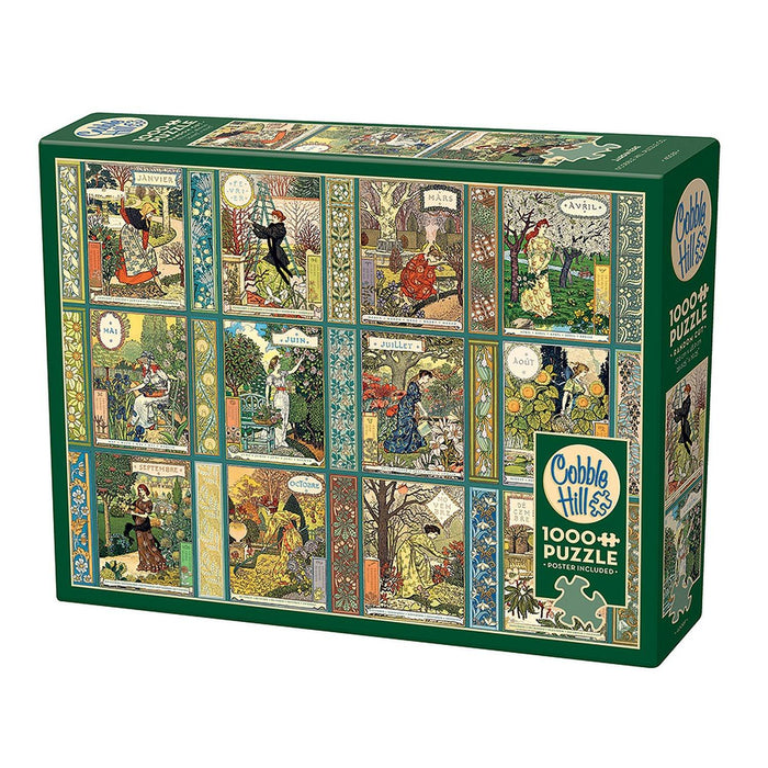 Cobble Hill - Jardiniere - A Gardener's Calendar (1000-Piece Puzzle) - Limolin 