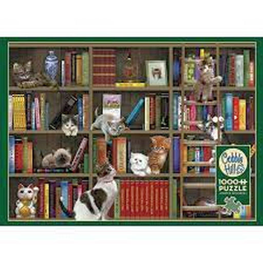 Cobble Hill - Kitty Librarians (1000-Piece Puzzle) - Limolin 