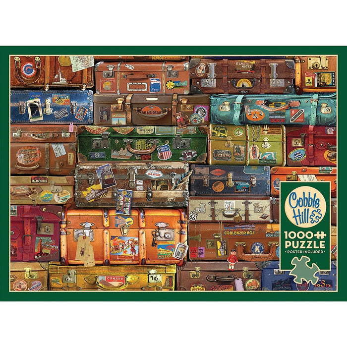 Cobble Hill - Luggage (1000-Piece Puzzle) - Limolin 