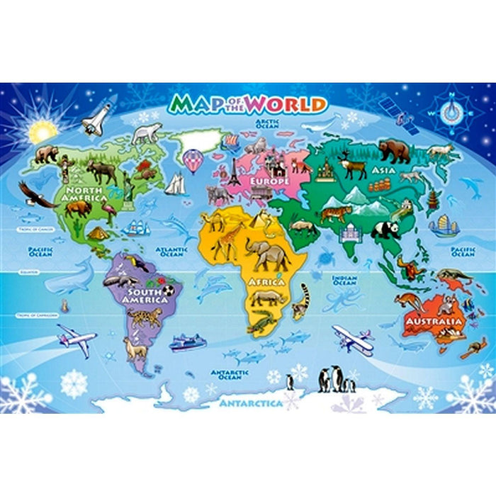 Cobble Hill - Map Of The World (1000-Piece Puzzle) - Limolin 