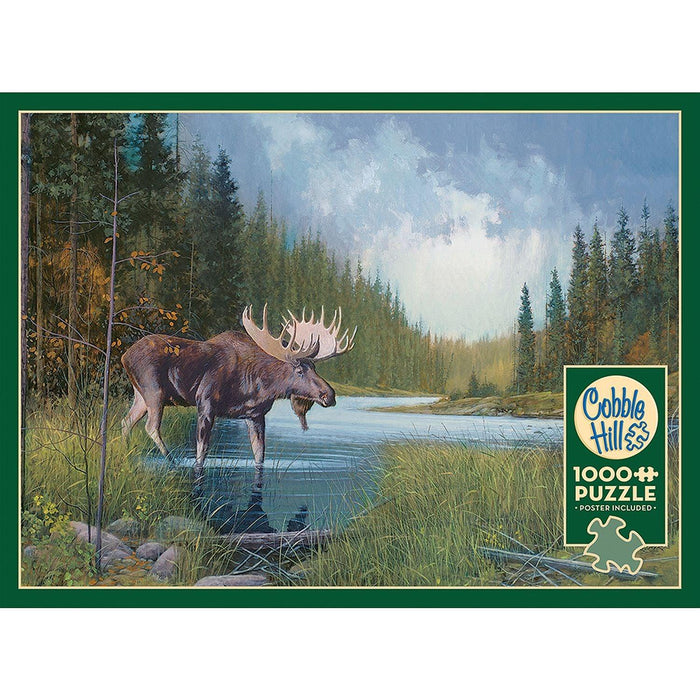 Cobble Hill - Moose Lake (1000-Piece Puzzle) - Limolin 