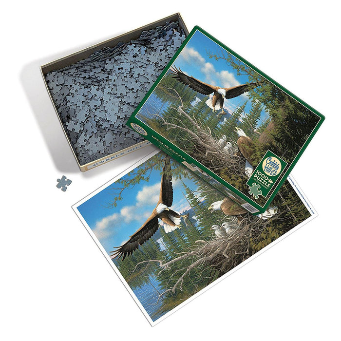 Cobble Hill - Nesting Eagles (1000-Piece Puzzle) - Limolin 