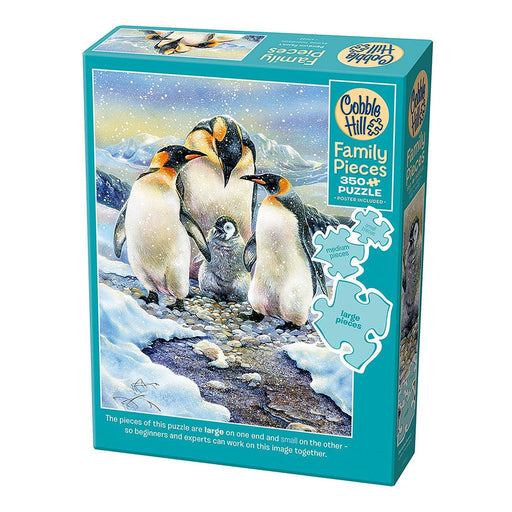 Cobble Hill - Penguin Family (350-Piece Puzzle) - Limolin 