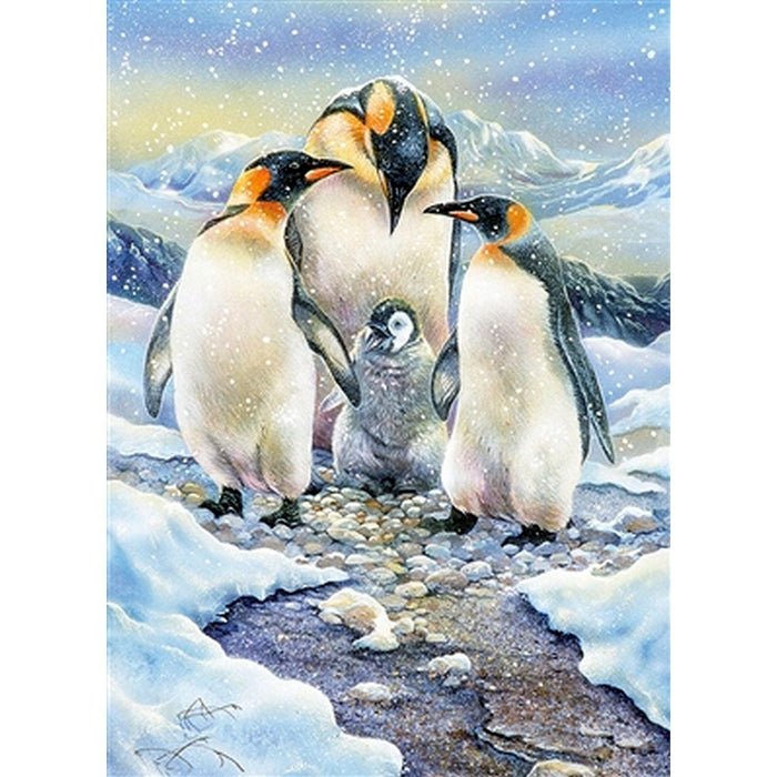 Cobble Hill - Penguin Family (350-Piece Puzzle) - Limolin 