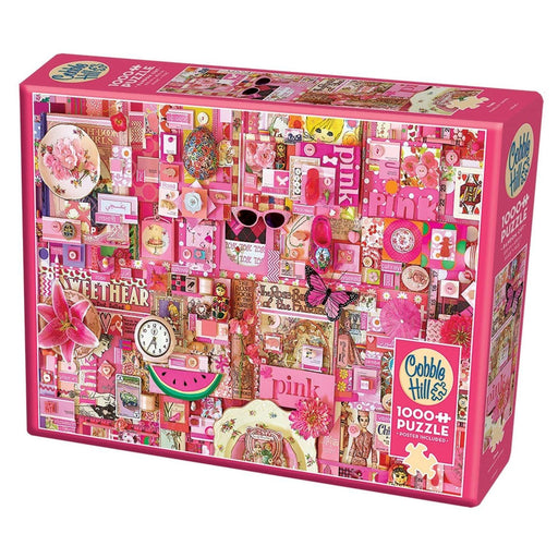 Cobble Hill - Pink (1000-Piece Puzzle) - Limolin 