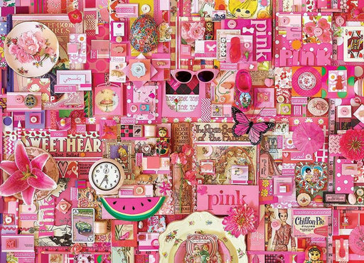 Cobble Hill - Pink (1000-Piece Puzzle) - Limolin 
