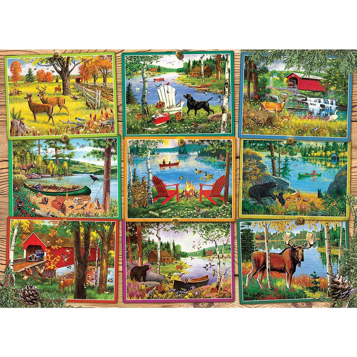 Cobble Hill - Postcards From Lake Country (1000-Piece Puzzle) - Limolin 