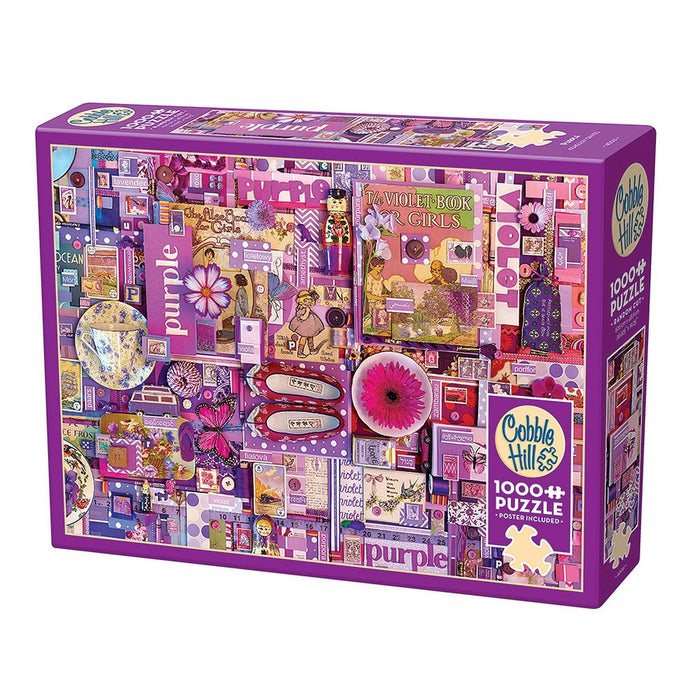 Cobble Hill - Purple (1000-Piece Puzzle) - Limolin 