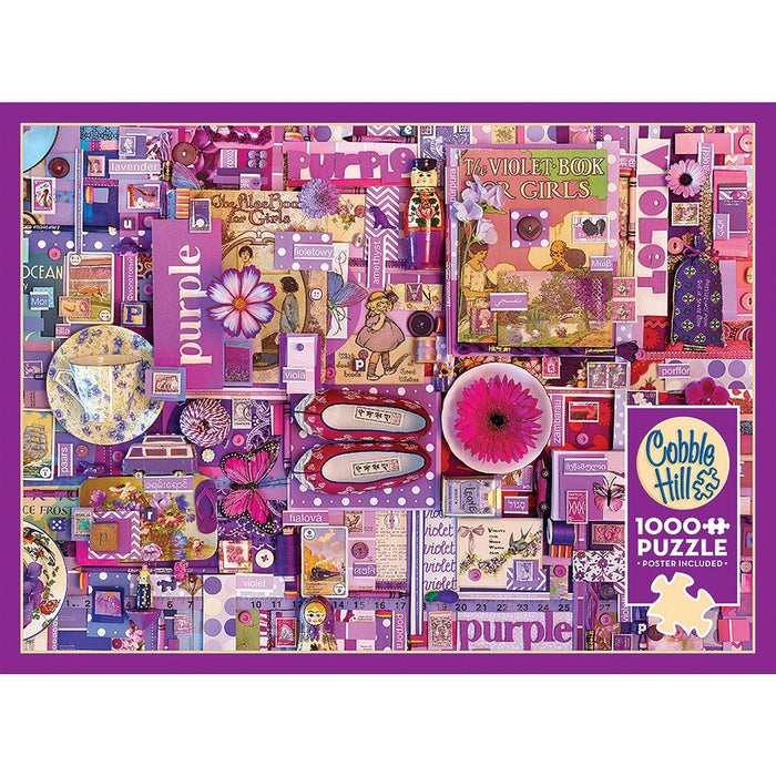 Cobble Hill - Purple (1000-Piece Puzzle) - Limolin 