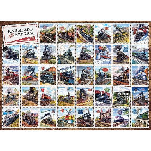 Cobble Hill - Railroads Of America (1000-Piece Puzzle) - Limolin 