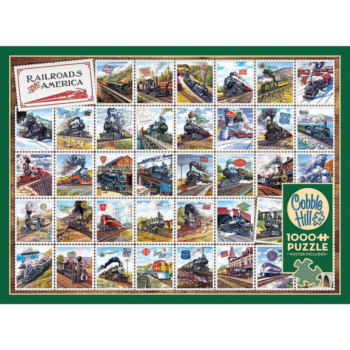 Cobble Hill - Railroads Of America (1000-Piece Puzzle) - Limolin 