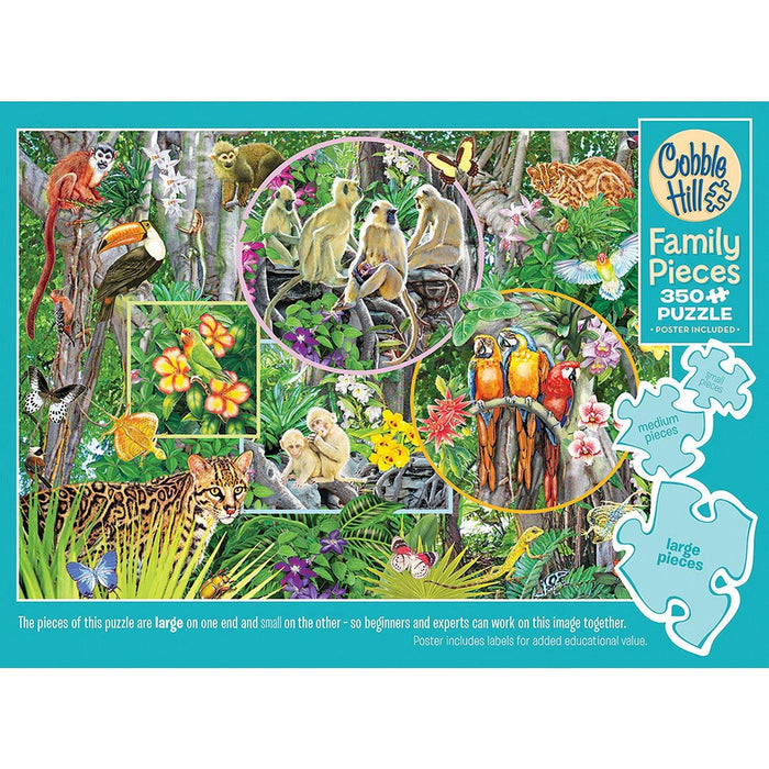 Cobble Hill - Rainforest Magic (350-Piece Puzzle) - Limolin 