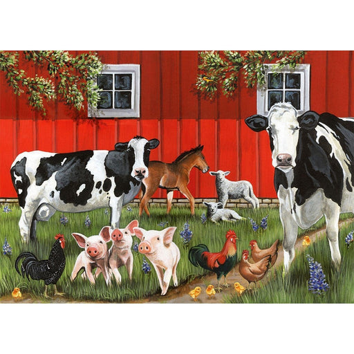 Cobble Hill - Red Barn Farm (Puzzle Tray) - Limolin 