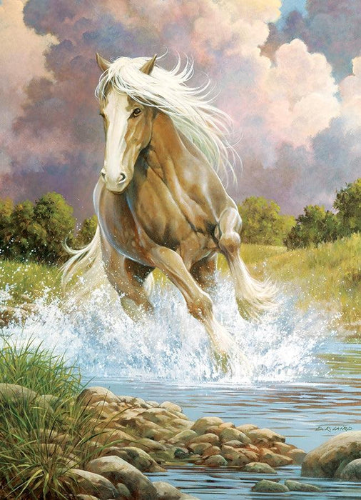 Cobble Hill - River Horse (1000-Piece Puzzle) - Limolin 