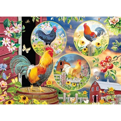 Cobble Hill - Rooster Magic (1000-Piece Puzzle) - Limolin 