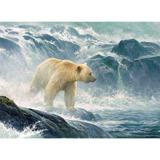 Cobble Hill - Salmon Watch - Spirit Bear (1000-Piece Puzzle) - Limolin 