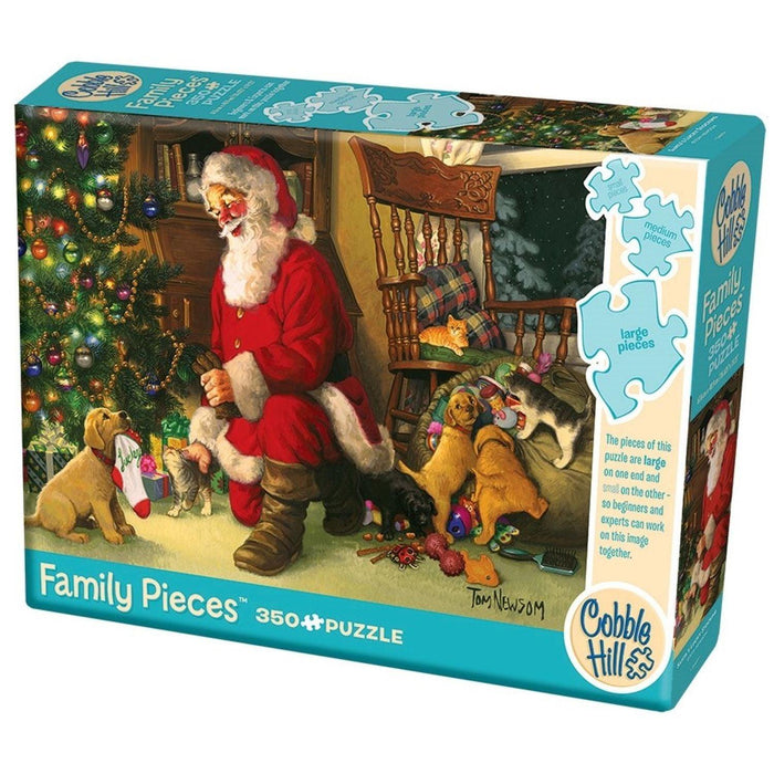 Cobble Hill - Santa's Lucky Stocking (350-Piece Puzzle) - Limolin 