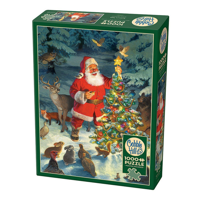 Cobble Hill - Santa's Tree (1000-Piece Puzzle) - Limolin 