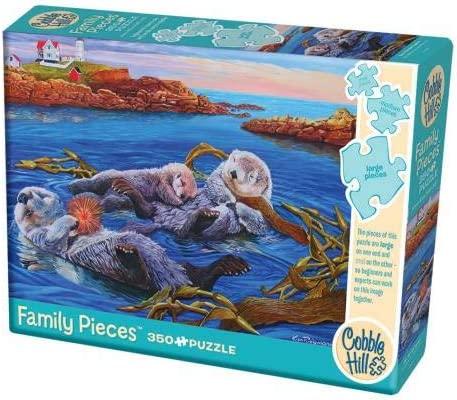 Cobble Hill - Sea Otter Family (350-Piece Puzzle) - Limolin 