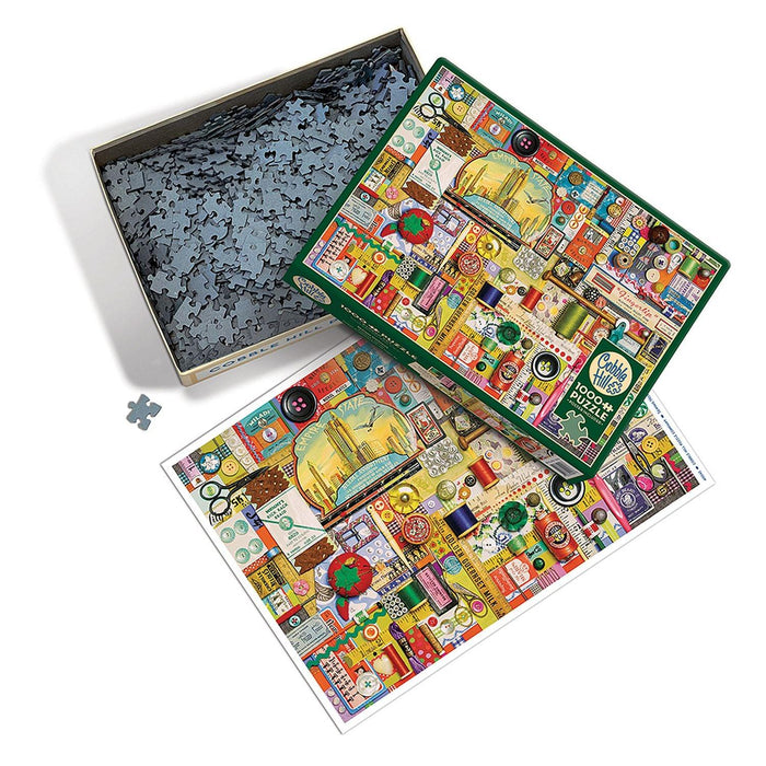 Cobble Hill - Sewing Notions (1000-Piece Puzzle) - Limolin 