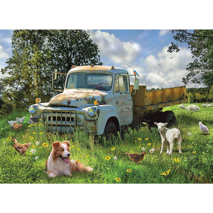 Cobble Hill - Sheep Field (1000-Piece Puzzle) - Limolin 