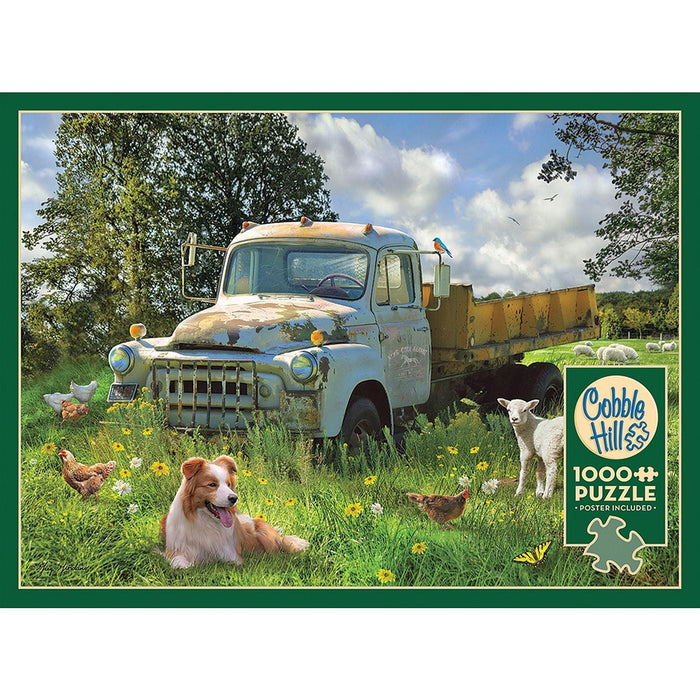 Cobble Hill - Sheep Field (1000-Piece Puzzle) - Limolin 