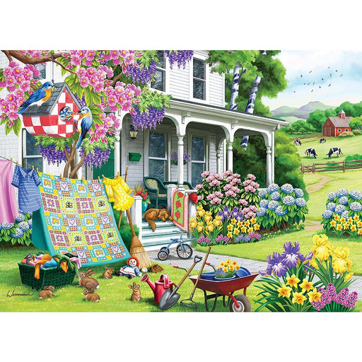 Cobble Hill - Spring Cleaning (500-Piece Puzzle) - Limolin 