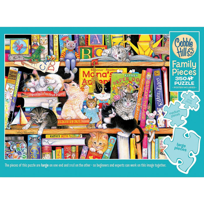 Cobble Hill - Storytime Kittens (350-Piece Puzzle) - Limolin 